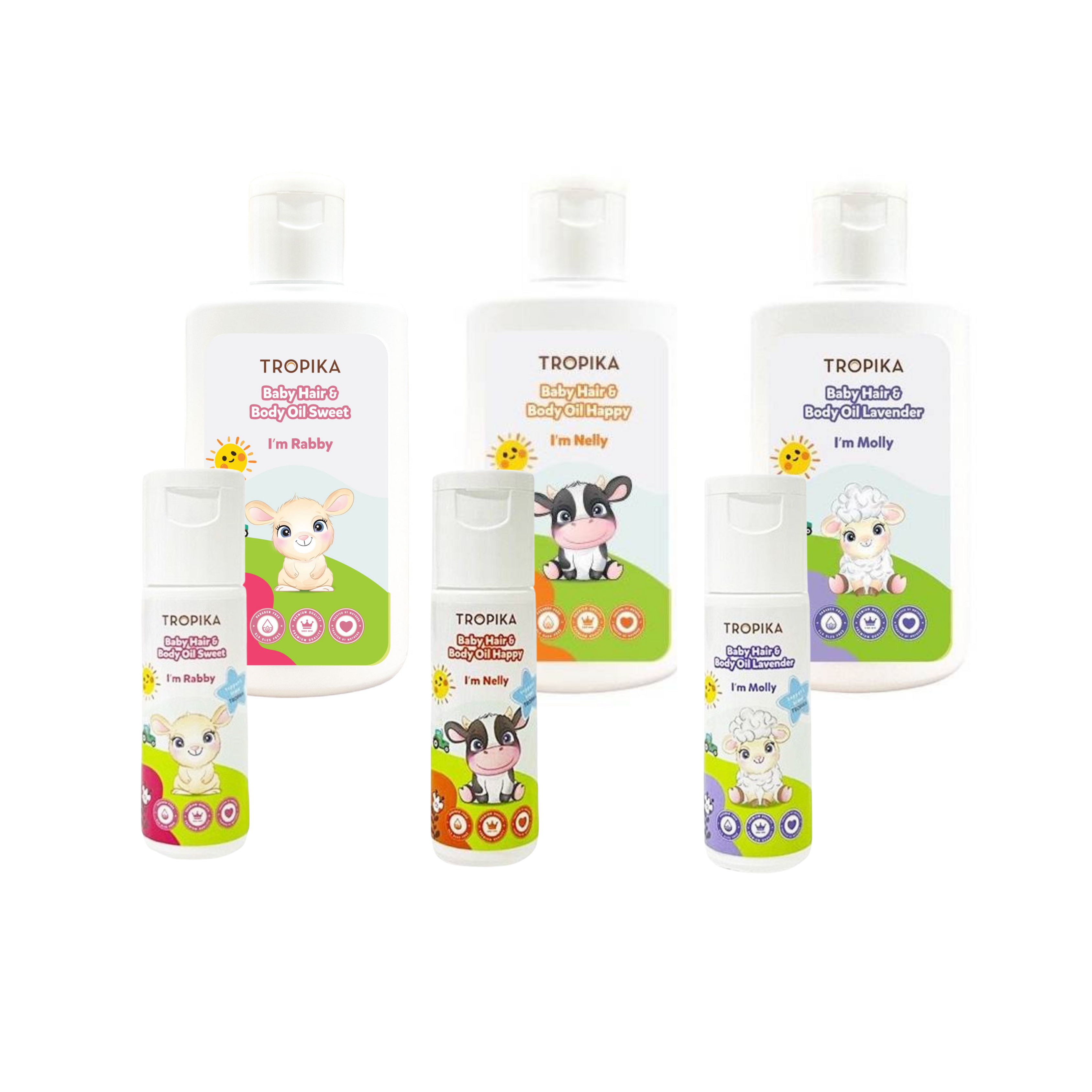 Tropika product tropika baby hair and body massage oil
