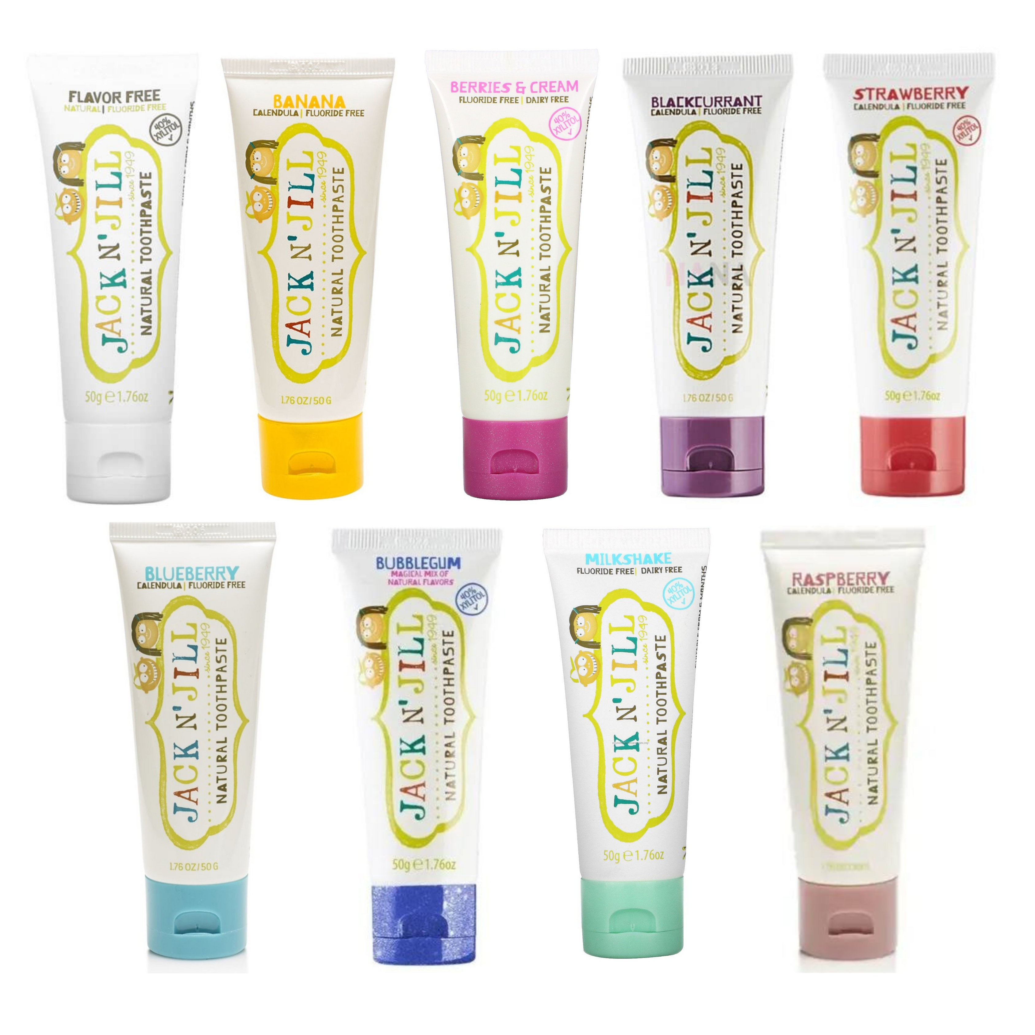 J&J TOOTHPASTE Jack N' Jill Natural Toothpaste